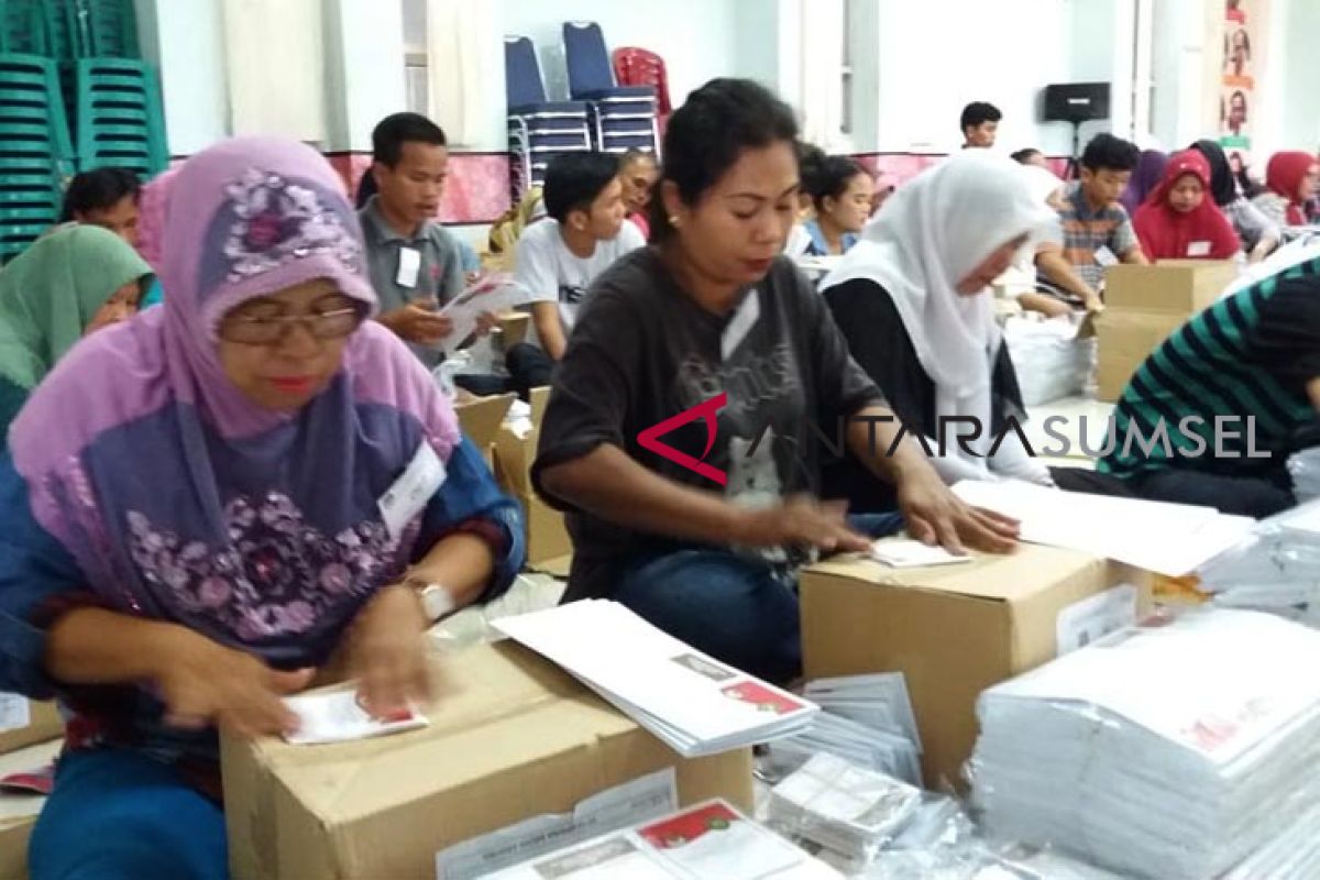 Ratusan ribu surat suara Pilkada Palembang sudah dicetak