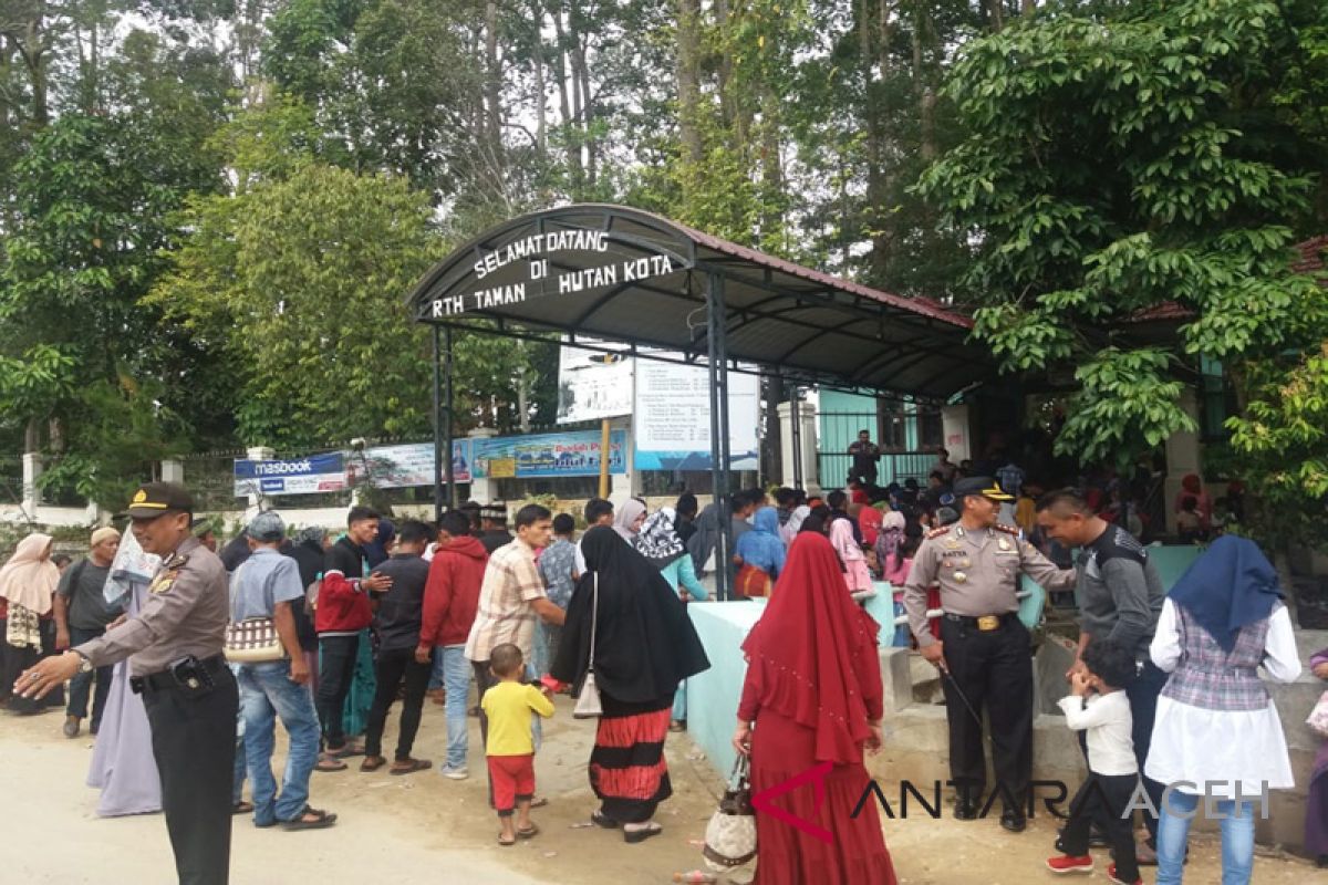 Objek wisata THK Langsa ramai pengunjung