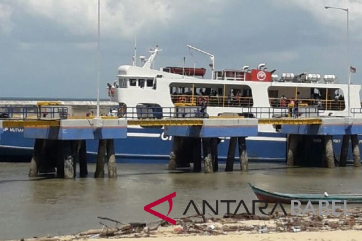 Pelabuhan Tanjungkalian Muntok terpantau normal