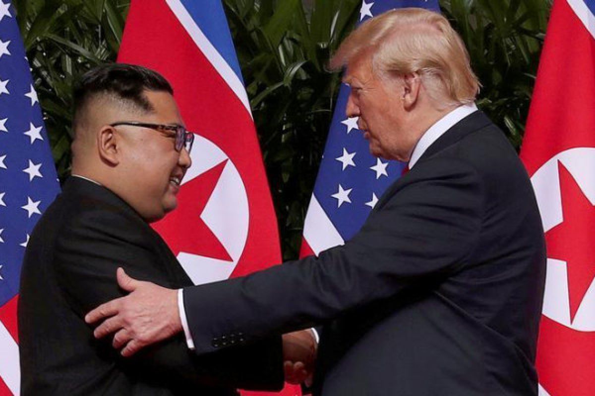 Trump berharap segera bertemu dengan Kim Jong-Un