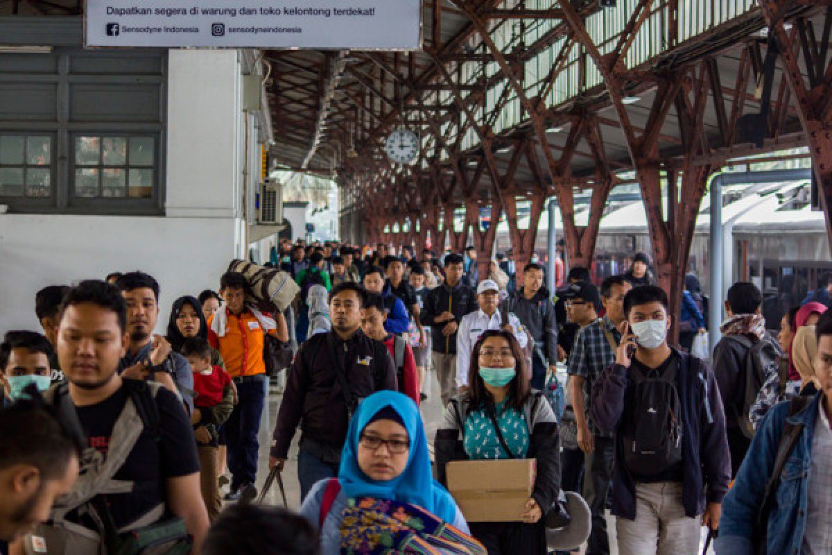 KAI Daop 1 angkut 1,2 juta penumpang selama Natal-Tahun Baru