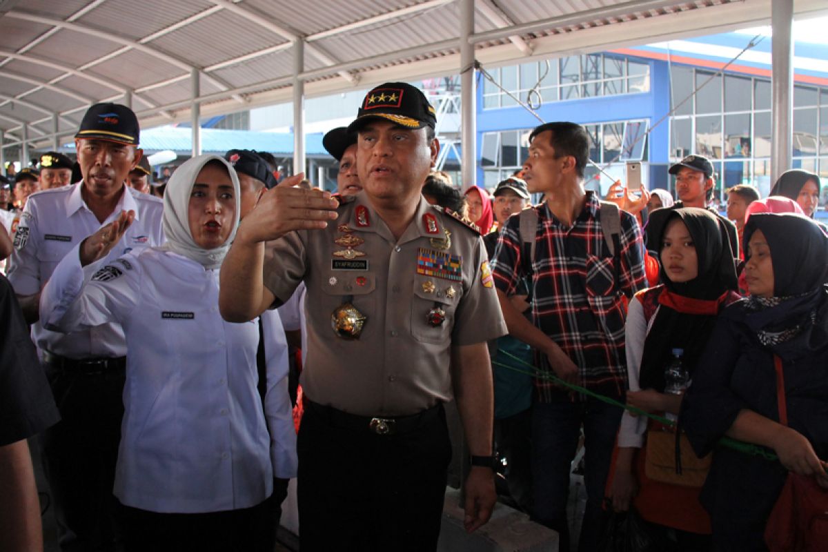 Wakapolri tinjau Pelabuhan Bakauheni Lampung