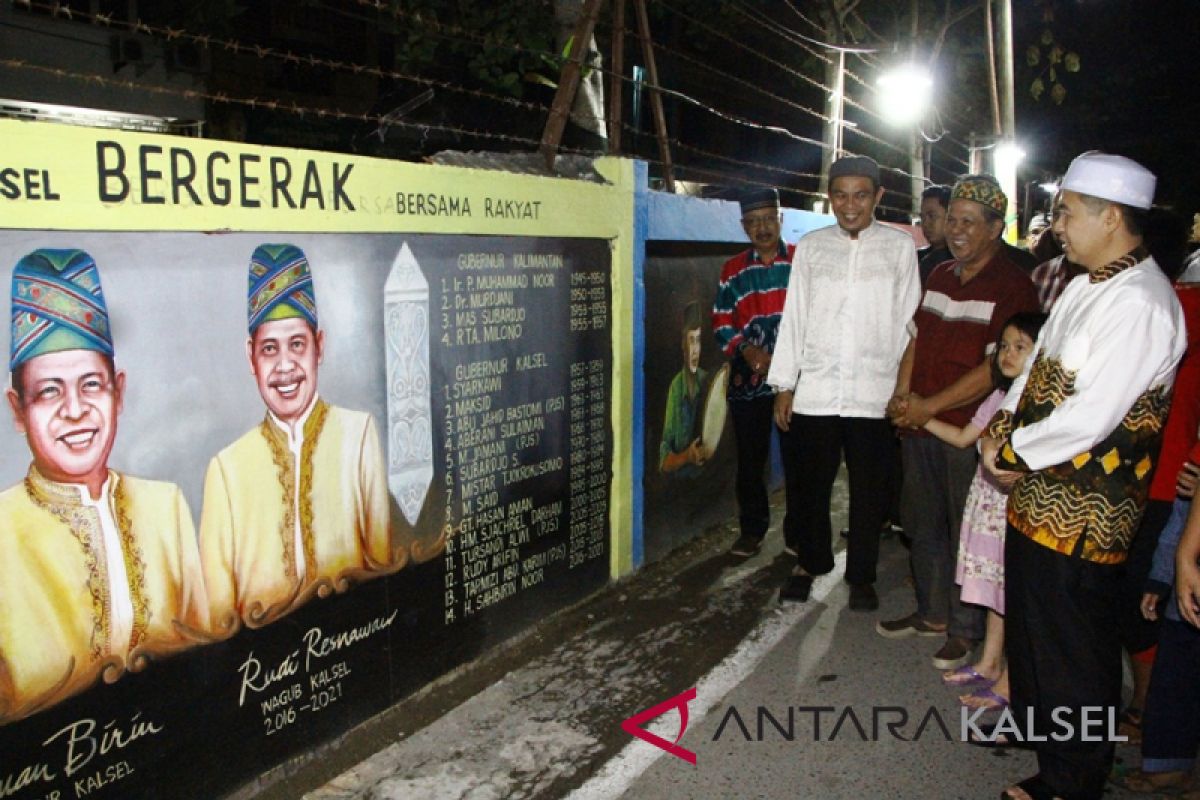 Tunjung Maya Banjarmasin Jadi Kampung Lukisan