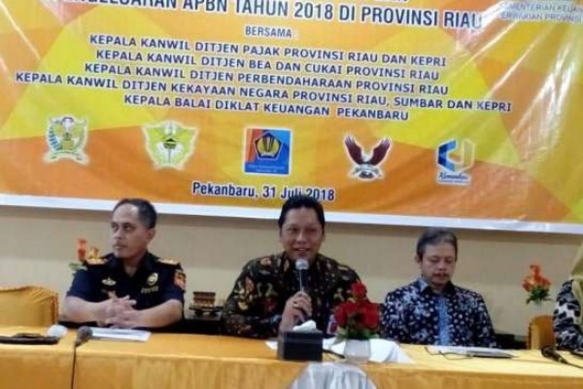   Realisasi APBN di Riau 41,9 Persen
