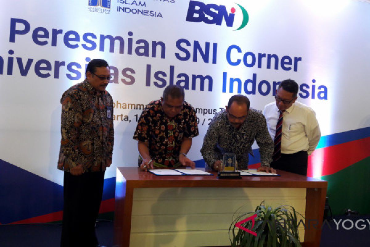 BSN meresmikan "SNI Corner" UII