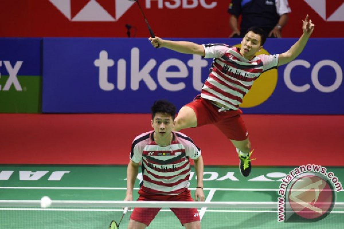 Kevin/marcus wins indonesia open champion title