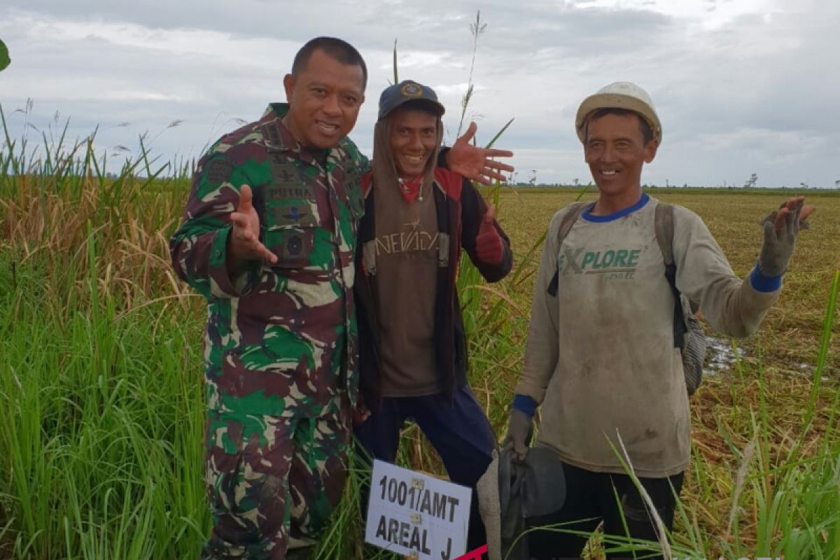 Realisasi pembukaan lahan areal Kodim sudah 48,14 persen