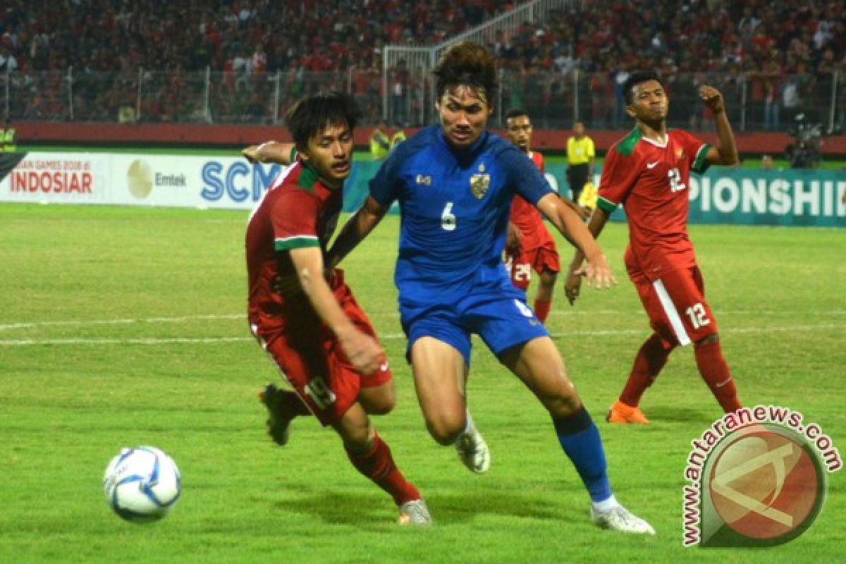 Thailand menang tipis atas Indonesia 2-1