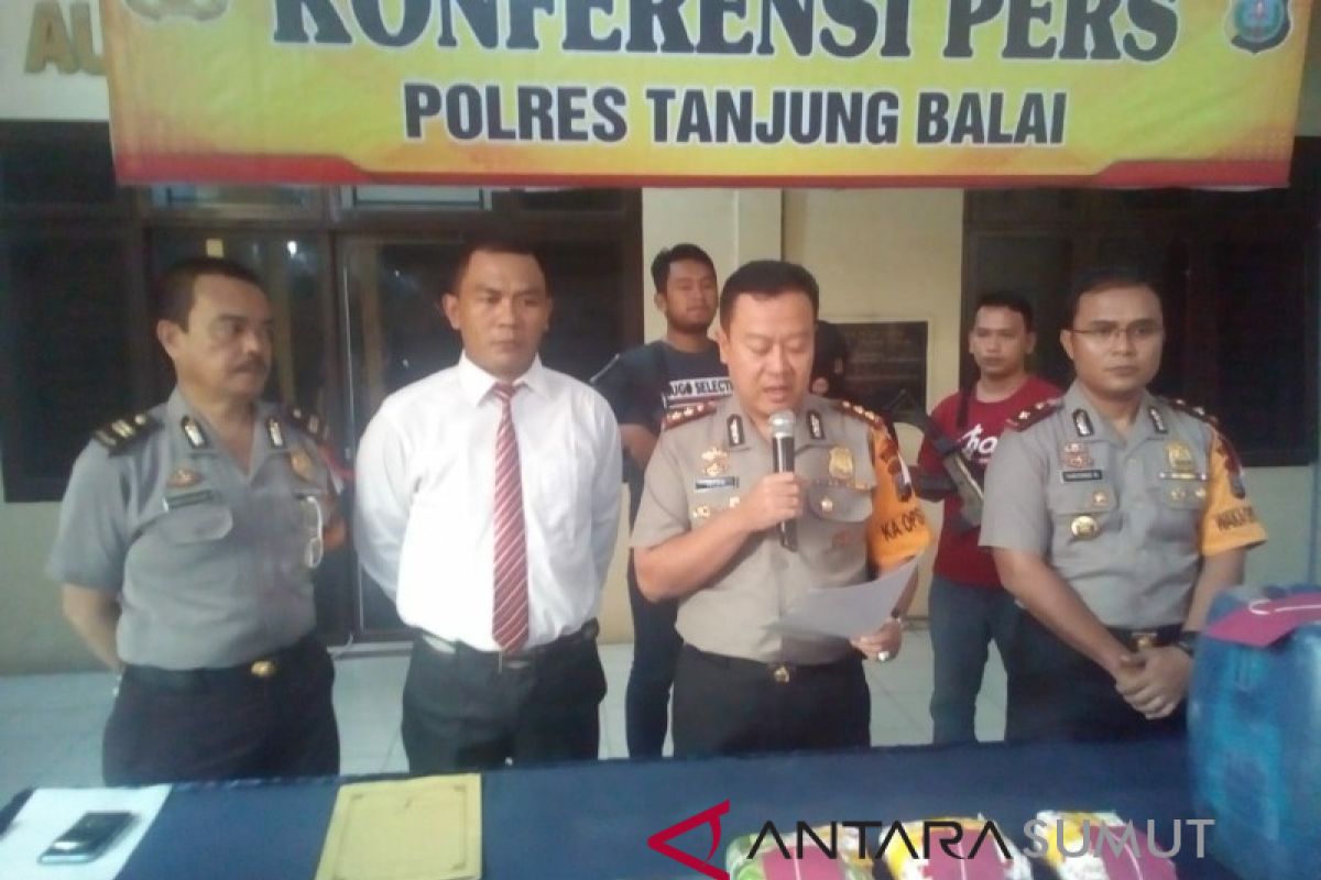 Polres ungkap kasus penangkapan 3.000 gram sabu