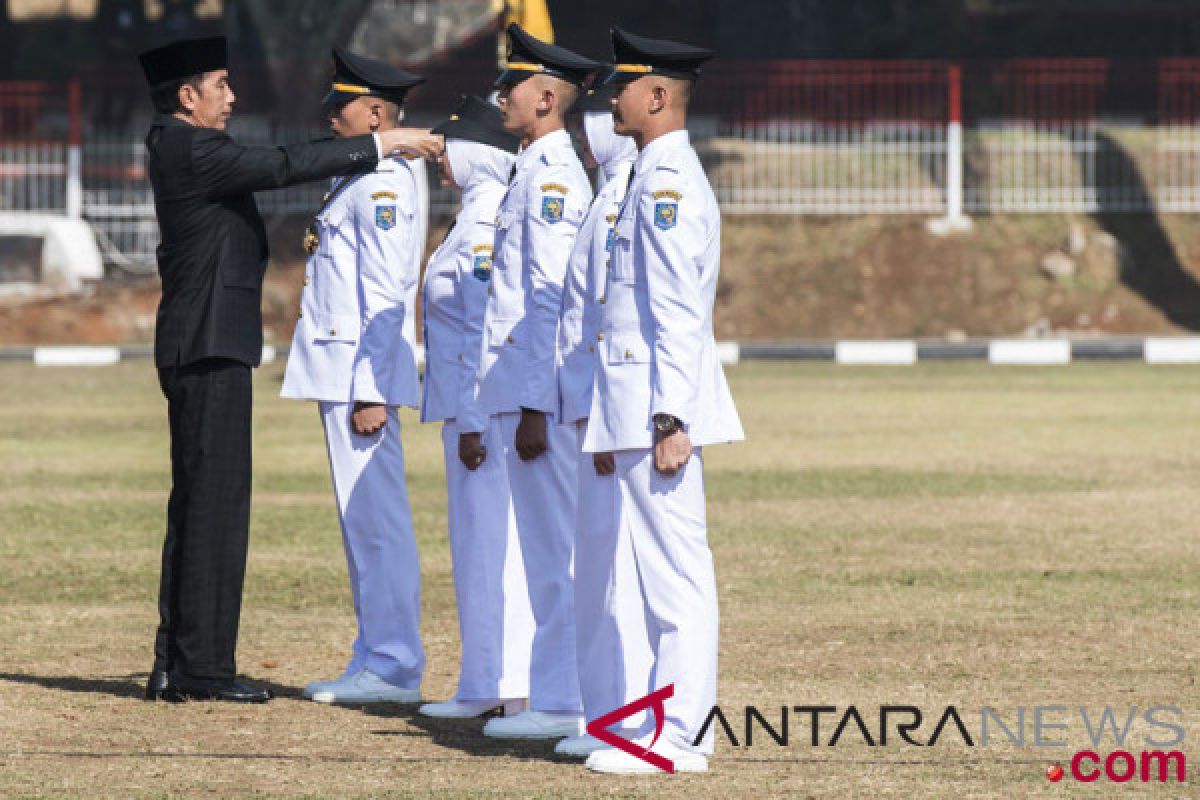 Presiden RI lantik 1.456 Pamong Praja IPDN