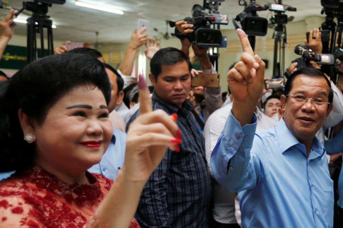 Partai Penguasa Kamboja Raih Semua Kursi Parlemen