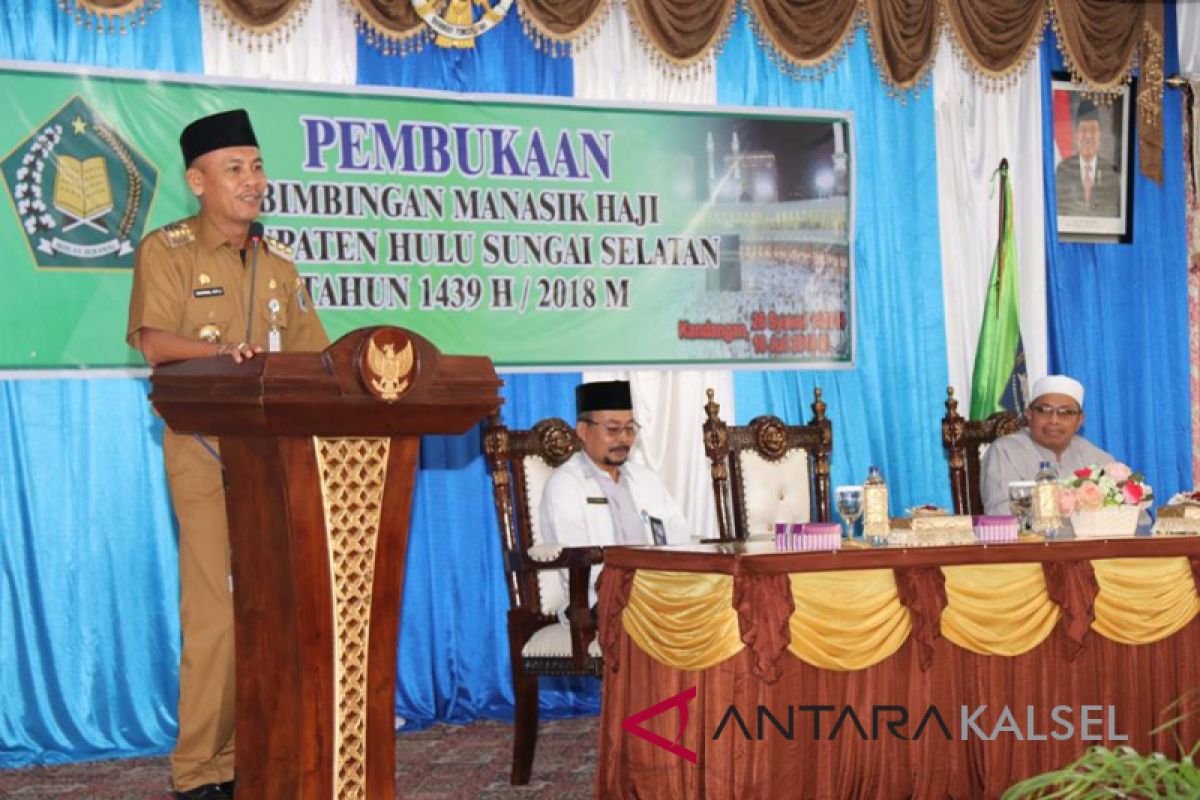 284 orang calon jamaah haji HSS ikuti bimbingan manasik