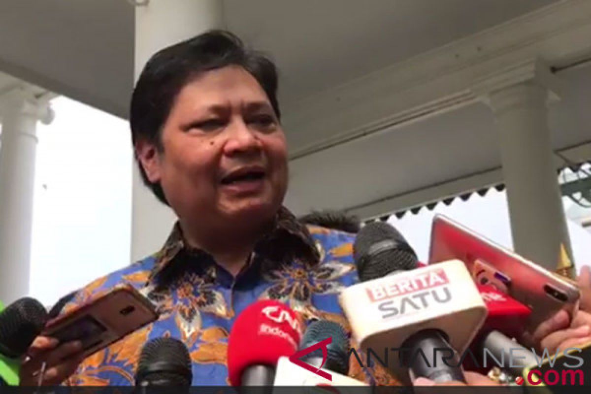 Jusuf Kalla terima Airlangga Hartarto di rumah dinas
