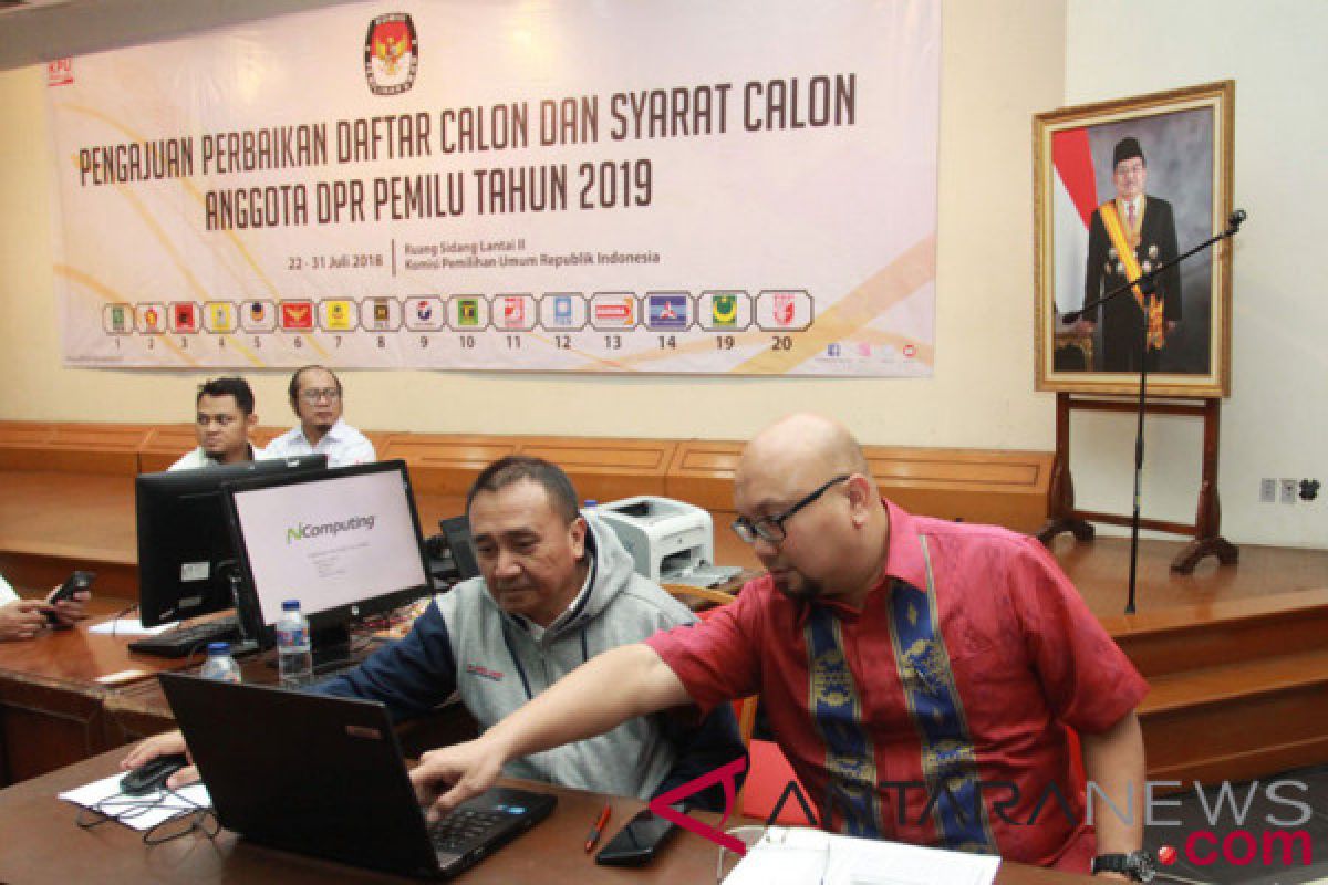 Tahapan perbaikan daftar calon legislatif resmi ditutup