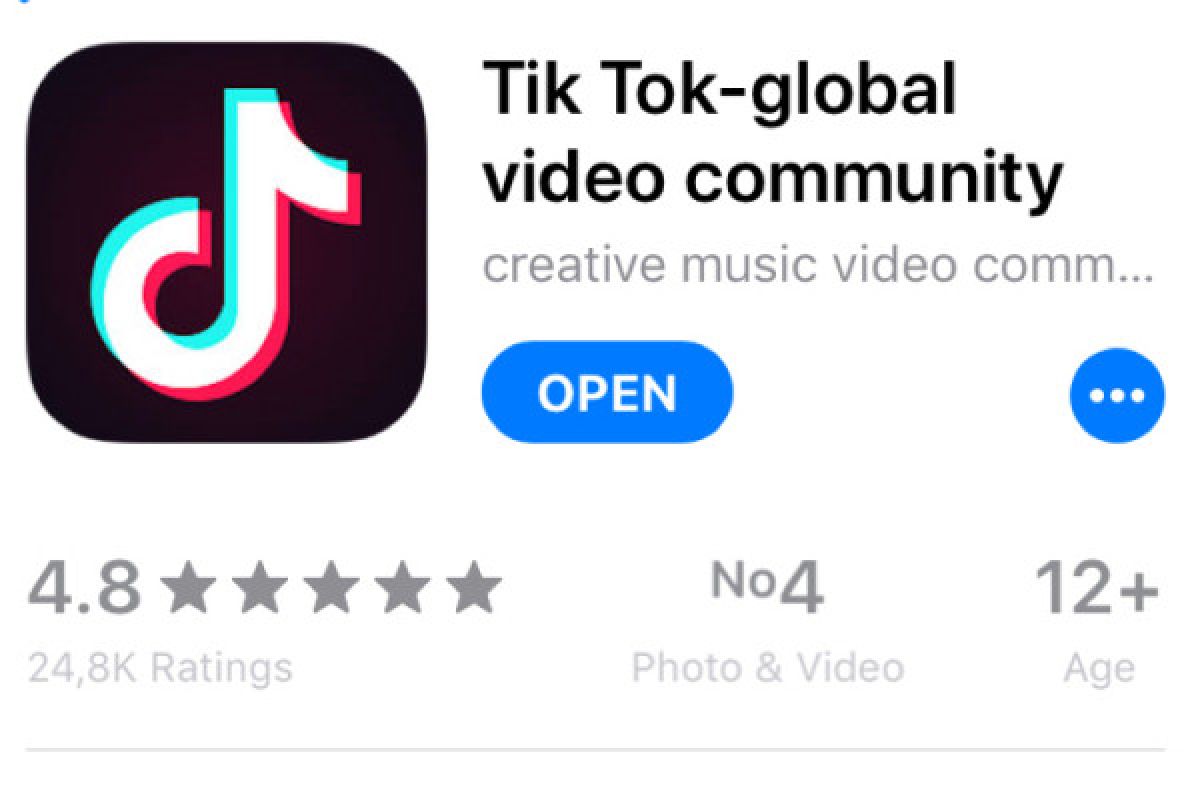 Konten Smule dan TikTok terbanyak diblokir 2018