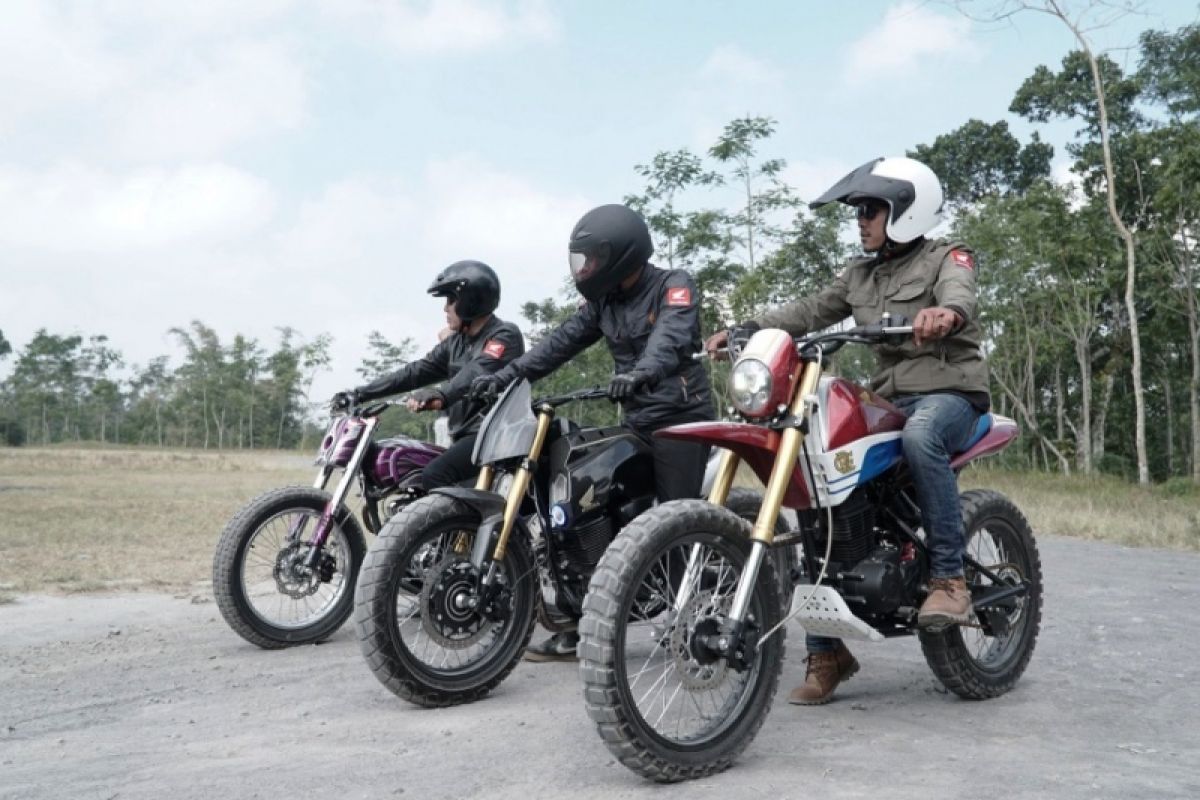 Honda CRF150L modifikasi siap jelajahi Yogyakarta