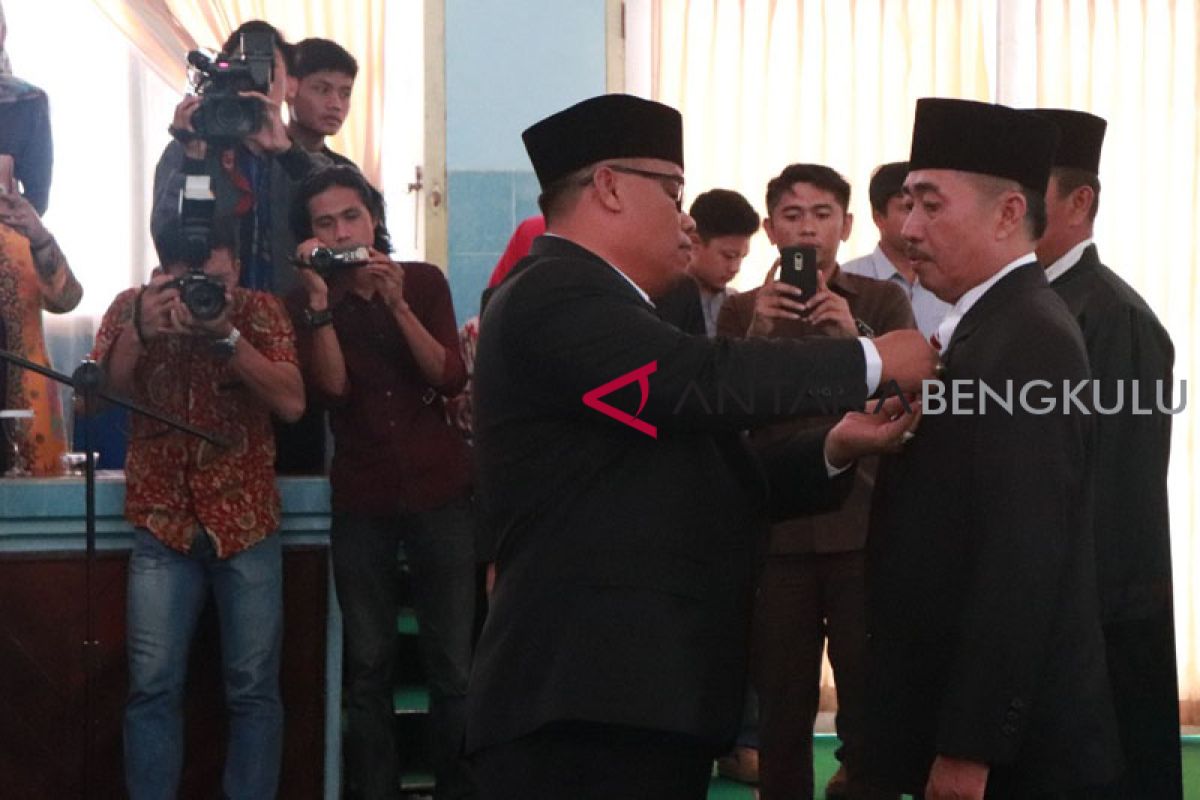 Anggota antarwaktu DPRD Rejang Lebong dilantik