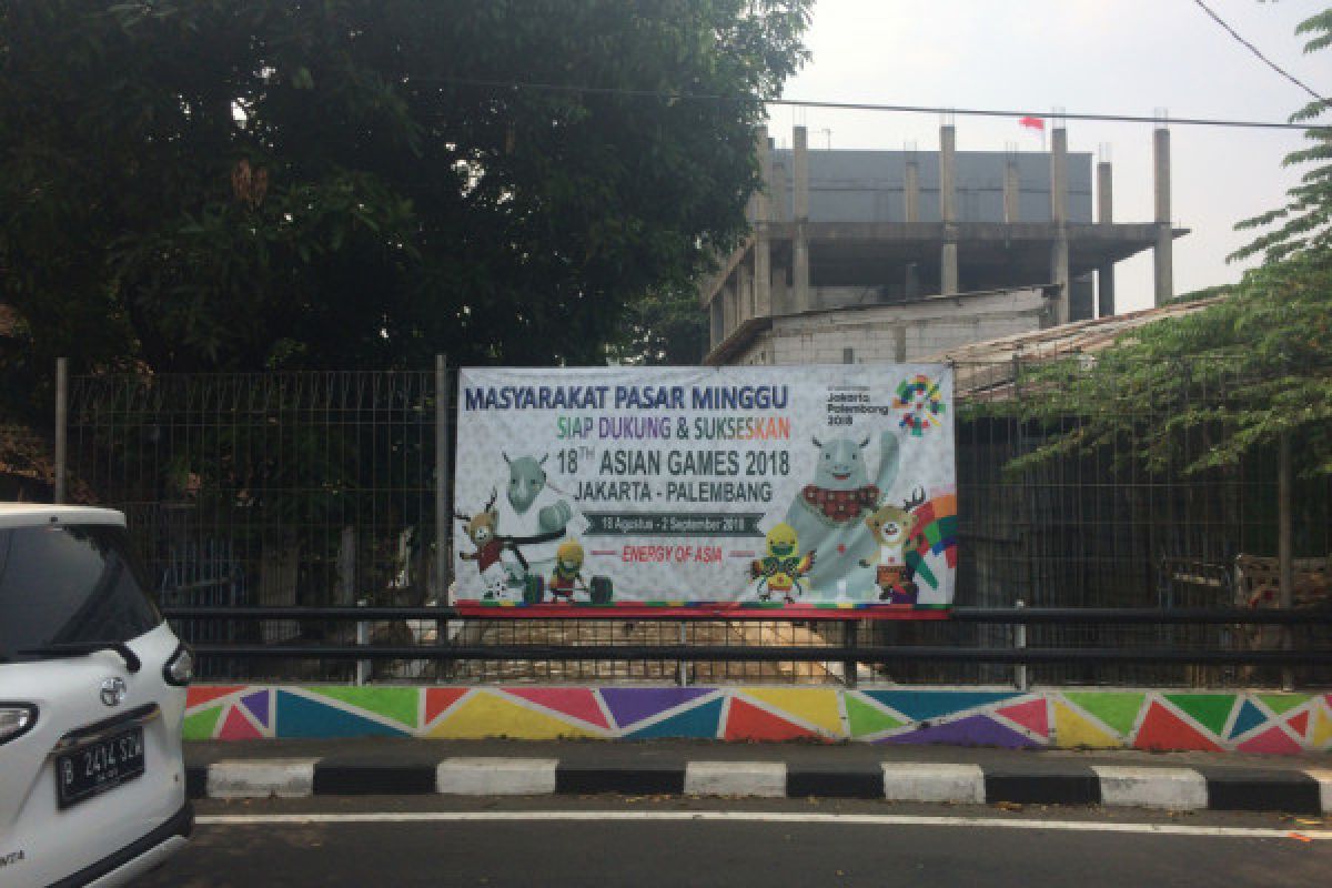 DKI Jakarta gencarkan pemasangan spanduk Asian Games
