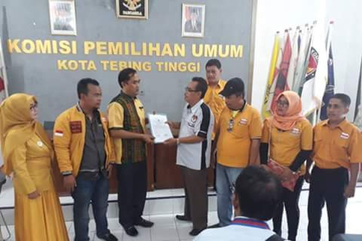 Enam parpol sudah daftar ke KPU Tebing Tinggi