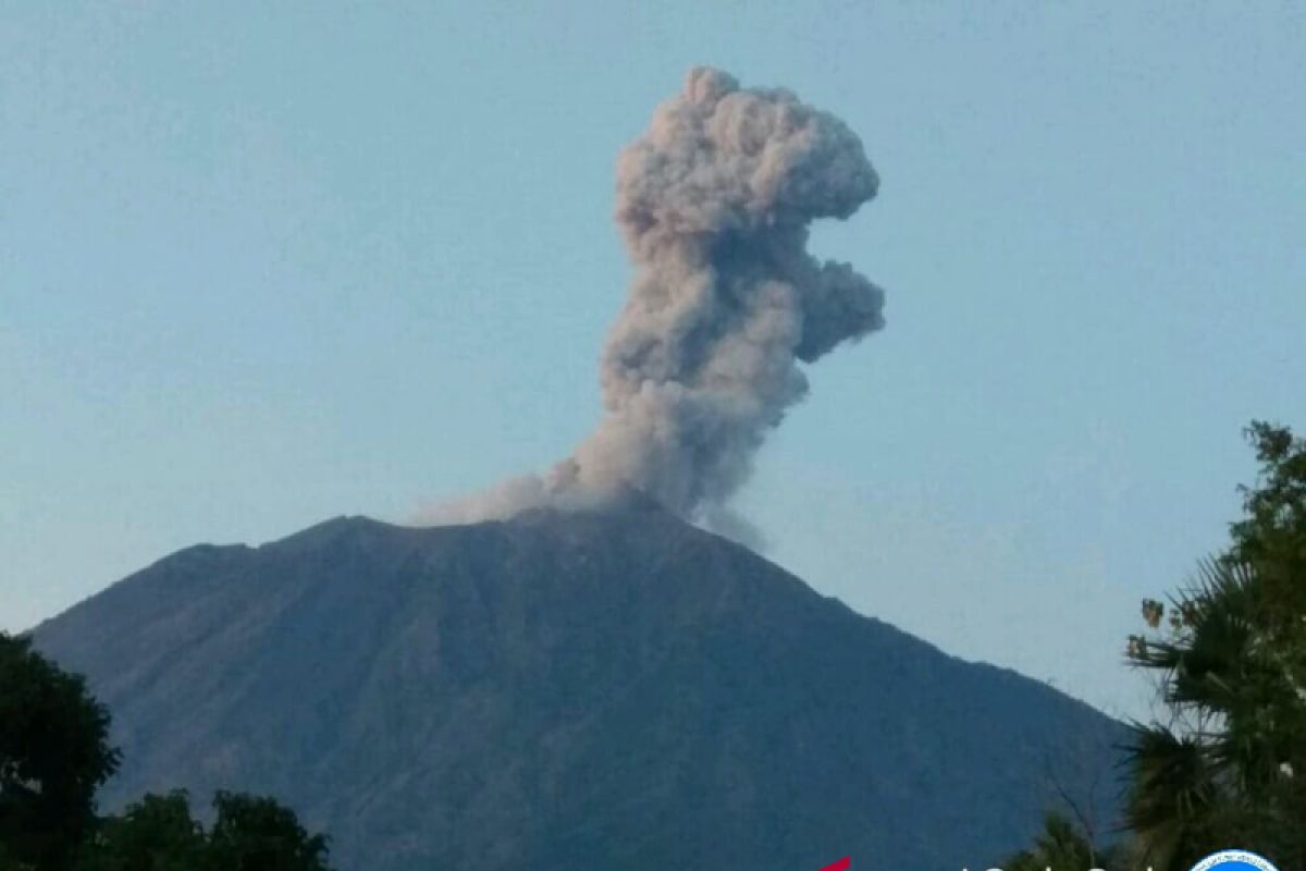 Gempa Tektonik picu dua kali erupsi Gunung Agung