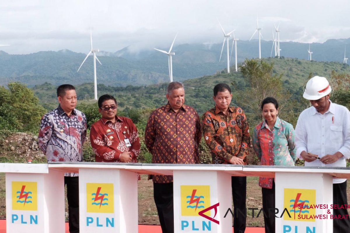 Presiden tandatangani prasasti enam pembangkit  listrik