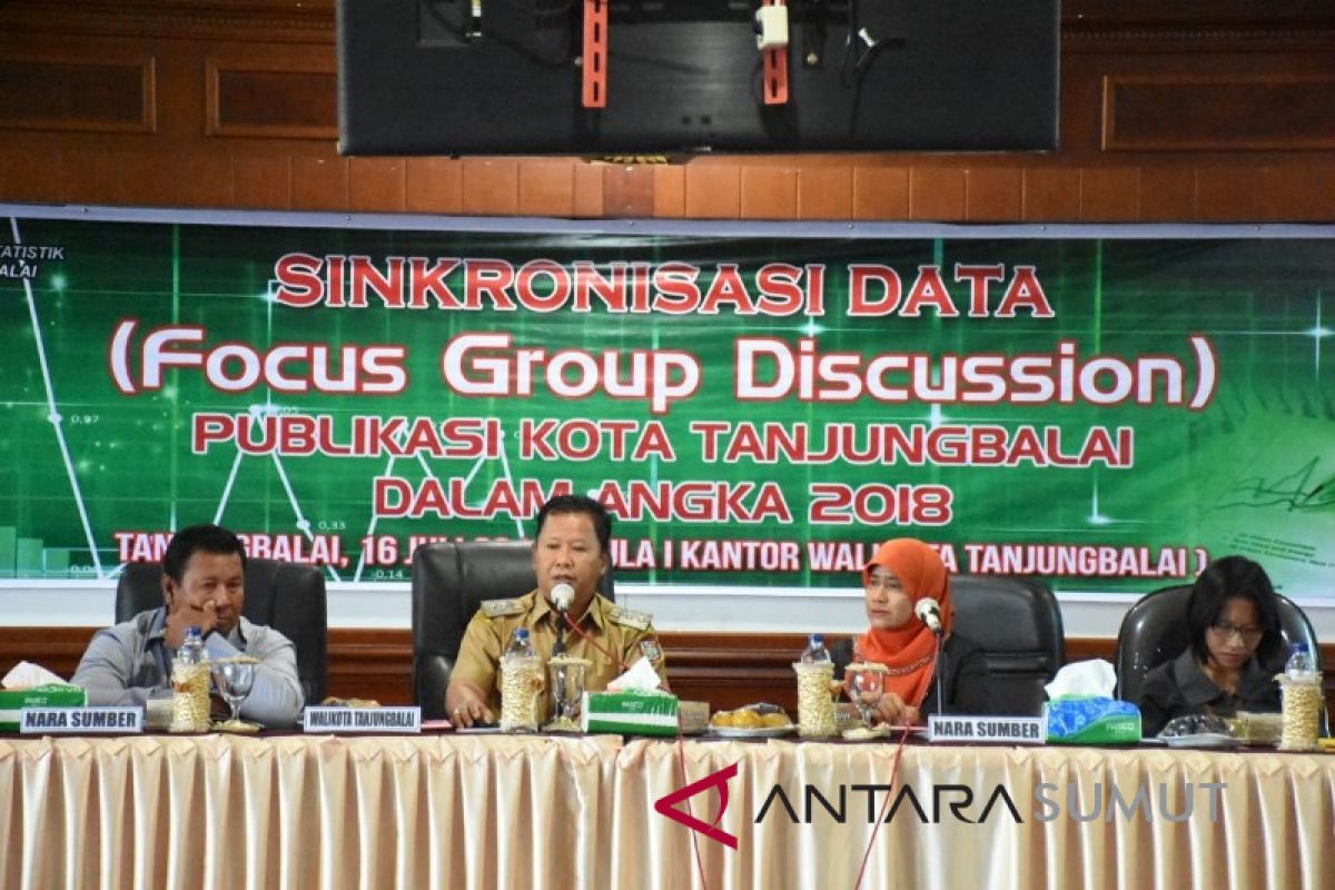 FGD sinkronisasi data Tanjungbalai dalam angka  2018