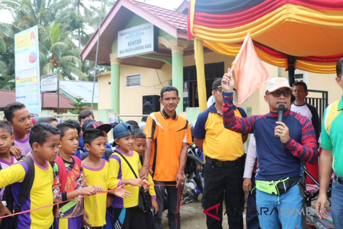 Gerak jalan jantung sehat wisata, Wabup yang melepas