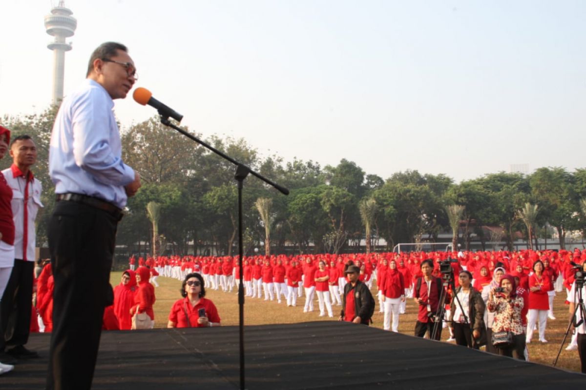 MPR dukung pemecahan rekor MURI tari poco-poco