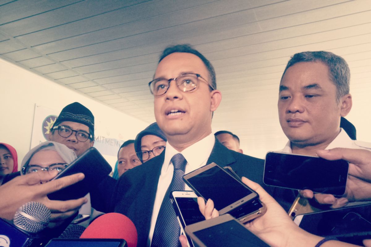 Kasus rehabilitasi 119 sekolah, Anies: penegakan hukum harus jalan