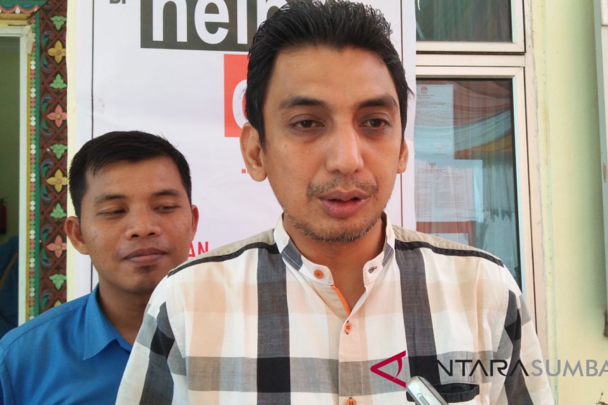 KPU Pariaman baru terima pendaftaran satu parpol untuk pemilu 2019