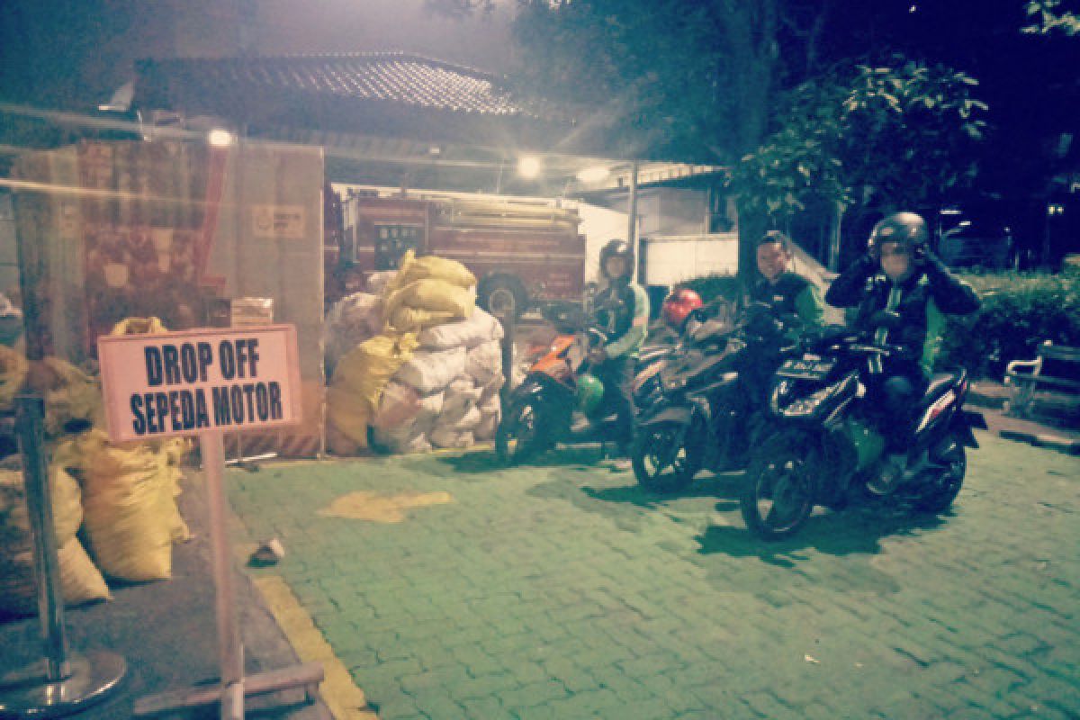 Sudah ada kawasan drop off penumpang ojek online di depan Pemprov DKI Jakarta