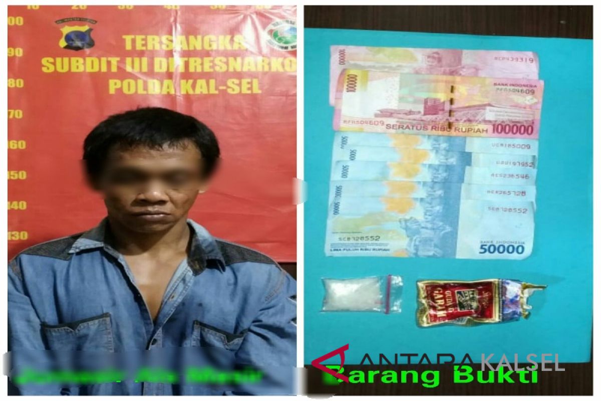 Ditresnarkoba tangkap pengedar saat transaksi 5 gram narkotika