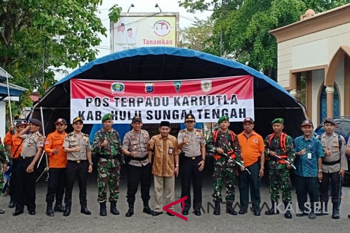 Posko Karhutla HST siap siaga hadapi musim kemarau