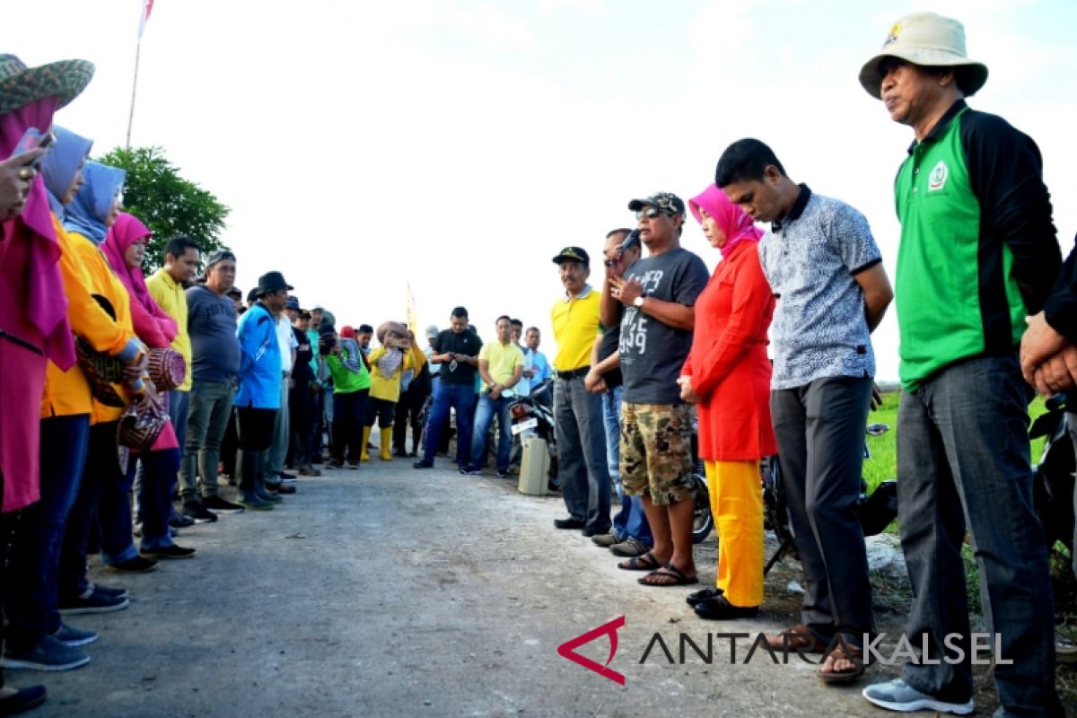 Gubernur tanam padi perdana di lokasi HPS