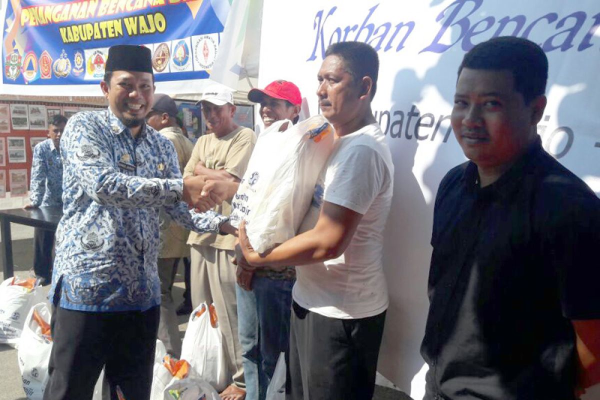 Jasa Raharja bantu korban banjir Kabupaten Wajo