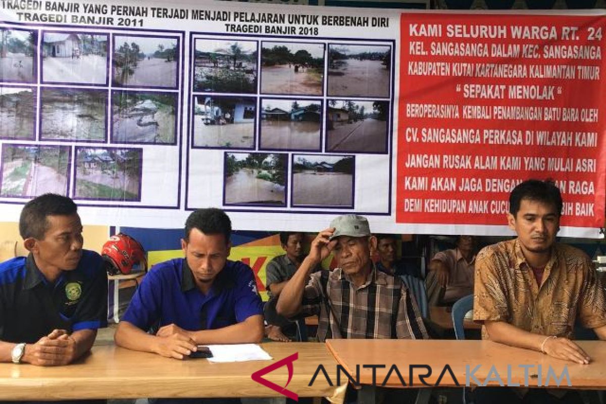 Warga Sangasanga tolak beroperasi tambang batu bara