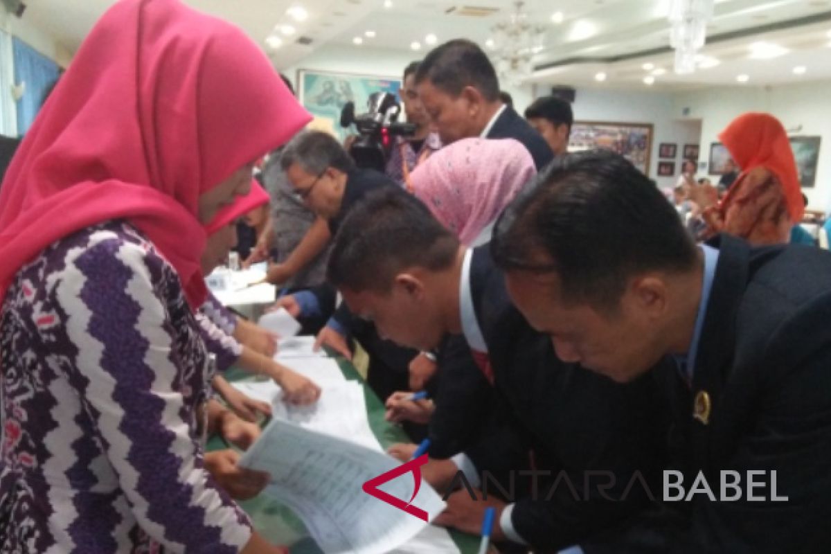 KPU Bangka gelar rapat pleno hasil pilkada 2018