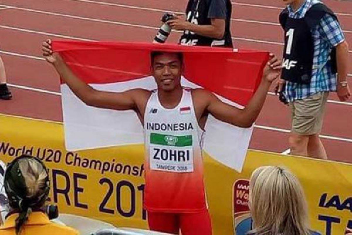 Lalu Muhammad Zohri juara dunia lari 100 meter