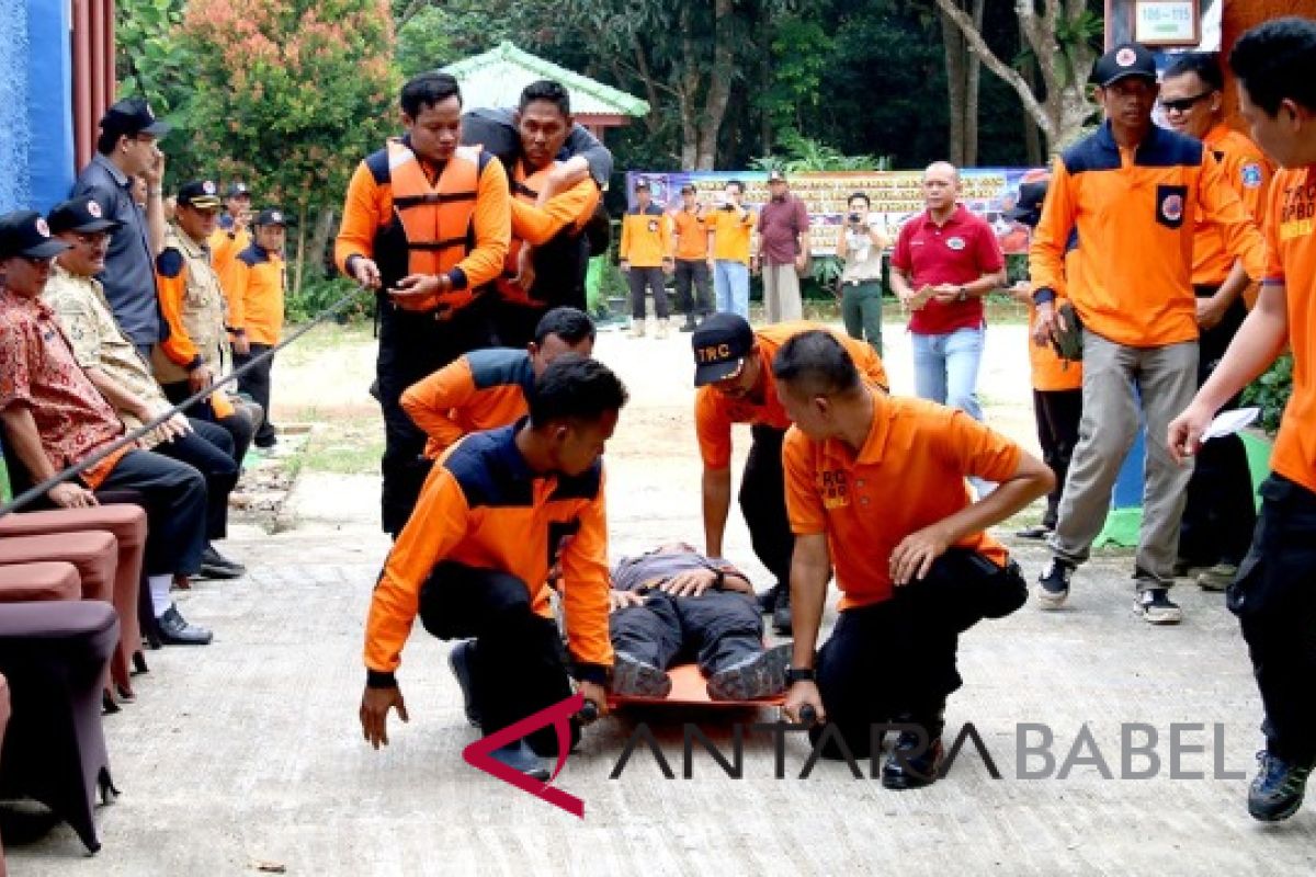 Bangka Barat latih keterampilan relawan bencana