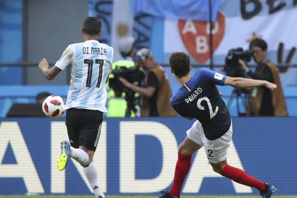 Sepakan Benjamin Pavard menjadi gol terbaik di Piala Dunia 2018