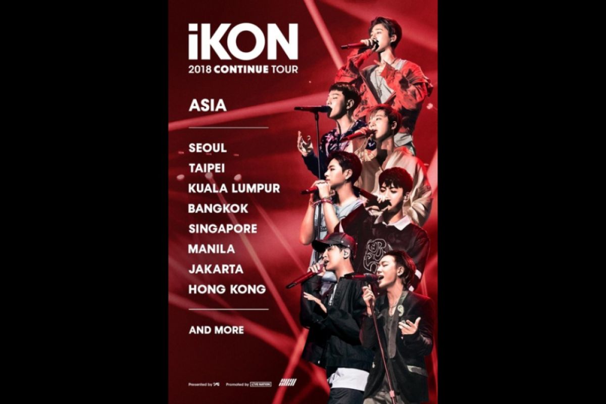 iKON akan gelar tur konser di delapan kota Asia, termasuk Jakarta