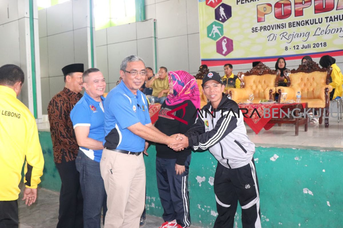 Kontingen Kota Bengkulu juara umum Popda 2018