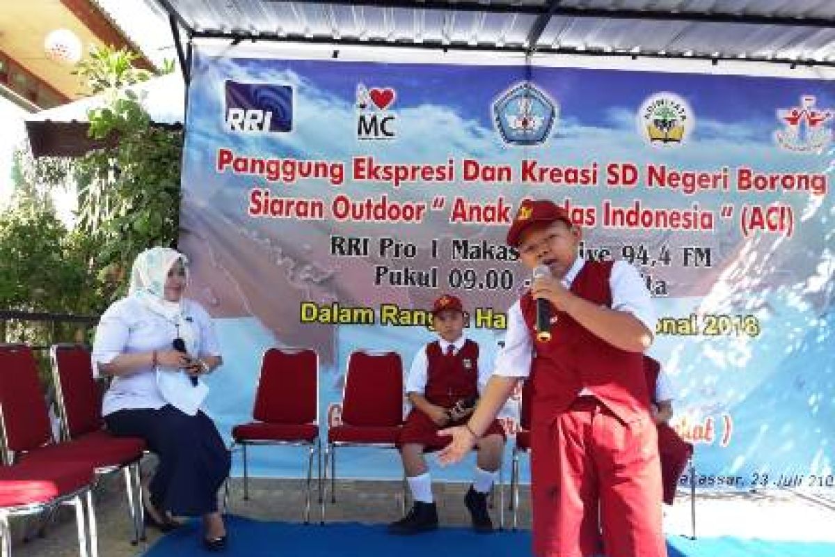 RRI Makassar siarkan panggung ekspresi hari anak