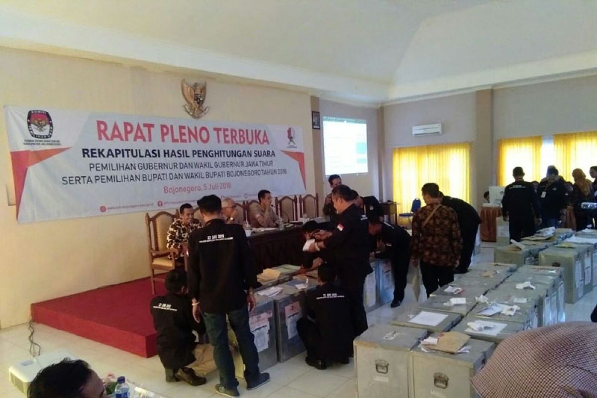 Tiga Suara Tidak Sah Tak Pengaruhi Rekapitulasi Pilkada Bojonegoro (Video)