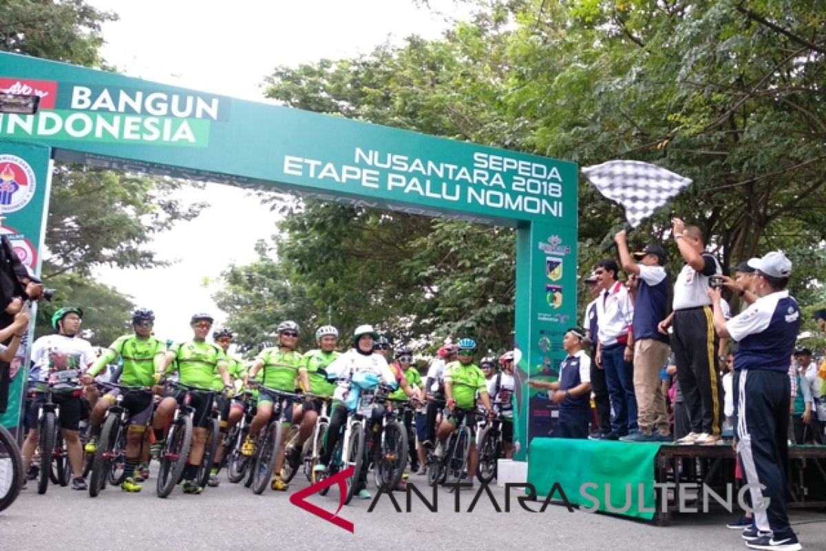 Sepeda Nusantara 2018 meriah, bantu promosikan wisata Kota Palu