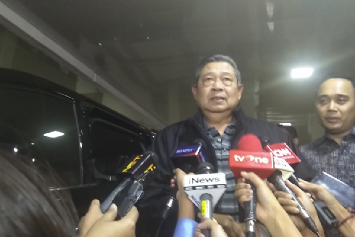 Susilo Bambang Yudhoyono pulang dari RSPAD