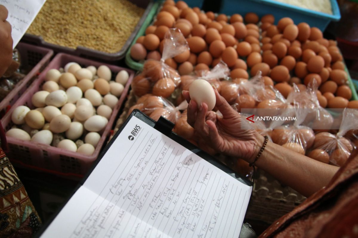 Jelang Natal, Harga  Telur Merangkak Naik