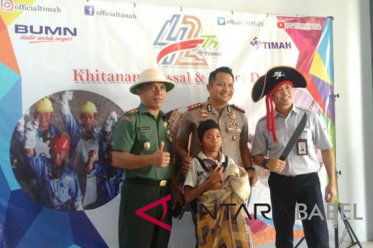 Berkat PT Timah, Doni bisa sunat gratis