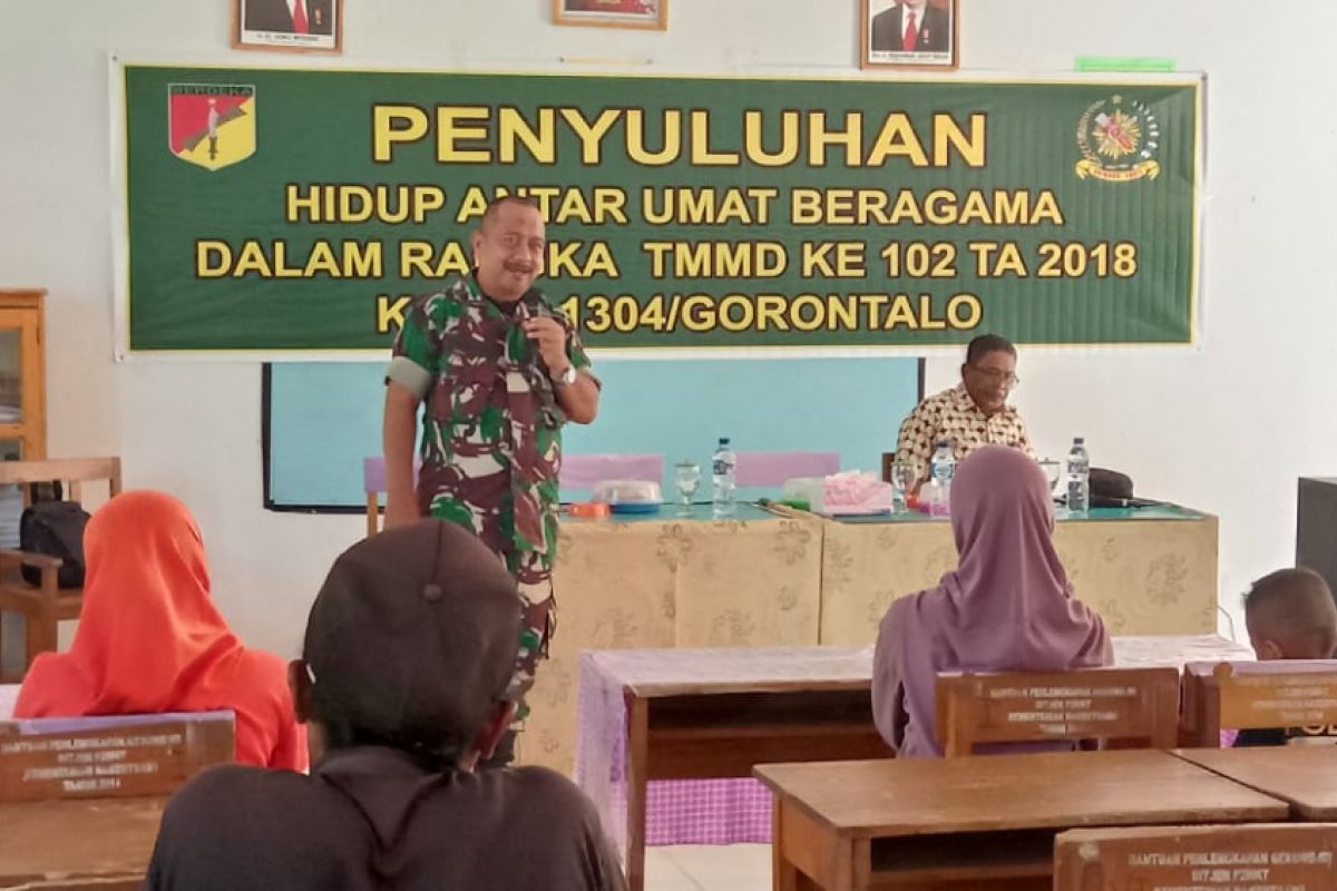 TMMD di Boalemo Mengajar Pengetahuan Agama