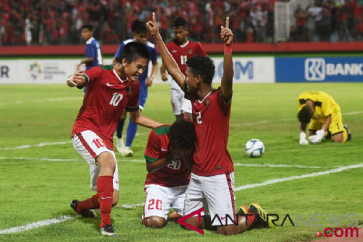 Indonesia hajar Filipina 8-0 Piala AFF-U16